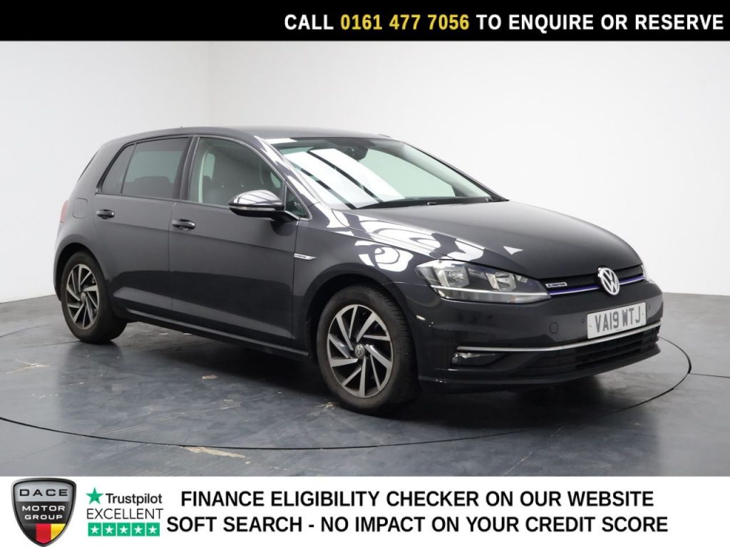 Used 2019 GREY VOLKSWAGEN GOLF Hatchback 1.5 TSI EVO Match Hatchback 5dr Petrol Manual Euro 6 (s/s) (130 ps) (reg. 2019-06-27) for sale in Stockport
