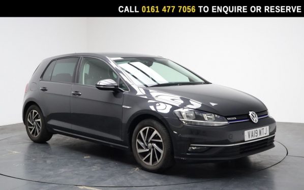 Used 2019 GREY VOLKSWAGEN GOLF Hatchback 1.5 TSI EVO Match Hatchback 5dr Petrol Manual Euro 6 (s/s) (130 ps) (reg. 2019-06-27) for sale in Stockport