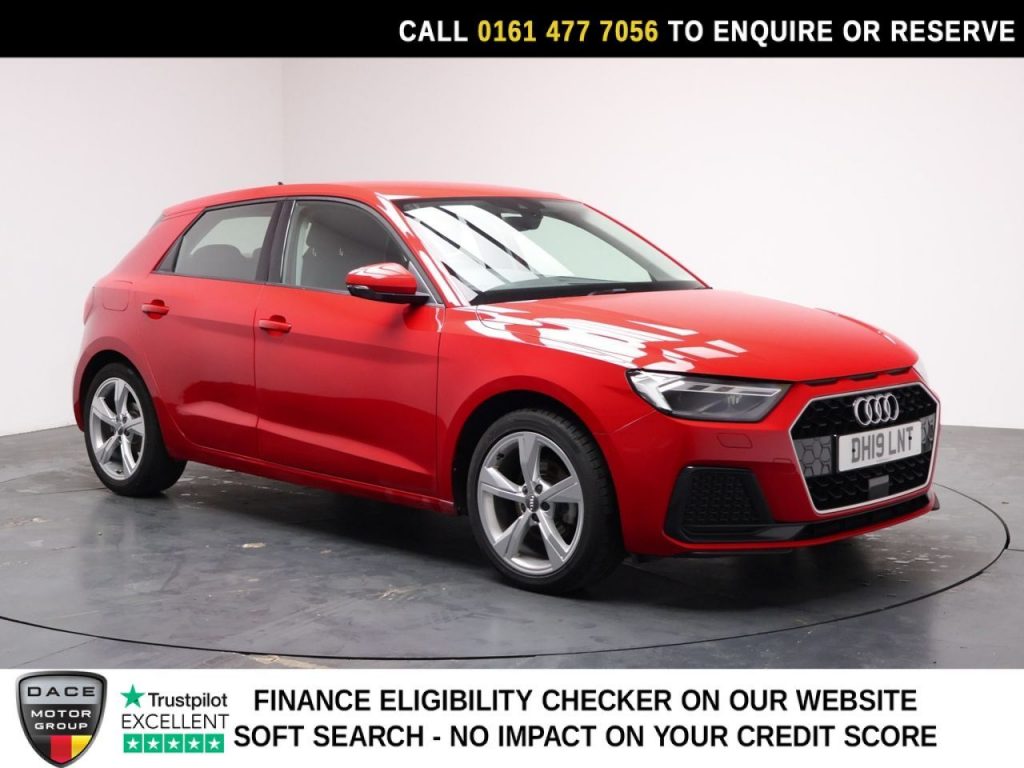 Used 2019 RED AUDI A1 Hatchback 1.5 TFSI 35 Sport Sportback 5dr Petrol S Tronic Euro 6 (s/s) (150 ps) (reg. 2019-07-31) for sale in Stockport