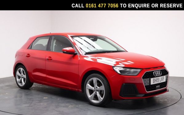 Used 2019 RED AUDI A1 Hatchback 1.5 TFSI 35 Sport Sportback 5dr Petrol S Tronic Euro 6 (s/s) (150 ps) (reg. 2019-07-31) for sale in Stockport