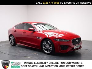 Used 2019 RED JAGUAR XE Saloon 2.0 P250i R-Dynamic SE Saloon 4dr Petrol Auto Euro 6 (s/s) (250 ps) (reg. 2019-05-13) for sale in Stockport