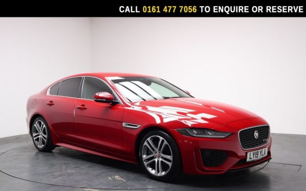 Used 2019 RED JAGUAR XE Saloon 2.0 P250i R-Dynamic SE Saloon 4dr Petrol Auto Euro 6 (s/s) (250 ps) (reg. 2019-05-13) for sale in Stockport