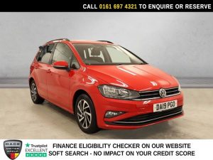 Used 2019 RED VOLKSWAGEN GOLF SV MPV 1.6 TDI Match MPV 5dr Diesel DSG Euro 6 (s/s) (115 ps) (reg. 2019-03-27) for sale in Manchester
