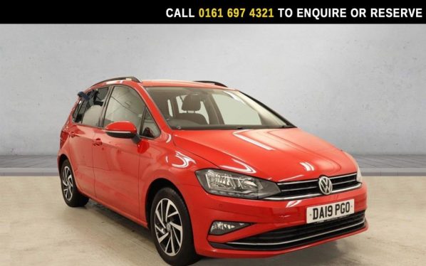 Used 2019 RED VOLKSWAGEN GOLF SV MPV 1.6 TDI Match MPV 5dr Diesel DSG Euro 6 (s/s) (115 ps) (reg. 2019-03-27) for sale in Manchester