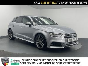 Used 2019 SILVER AUDI S3 Hatchback 2.0 TFSI Sportback 5dr Petrol S Tronic quattro Euro 6 (s/s) (300 ps) (reg. 2019-03-29) for sale in Manchester