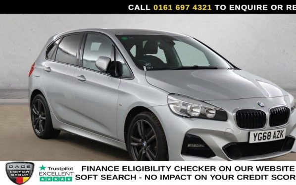 Used 2019 SILVER BMW 2 SERIES ACTIVE TOURER MPV 2.0 218d M Sport MPV 5dr Diesel Auto Euro 6 (s/s) (150 ps) (reg. 2019-01-31) for sale in Manchester