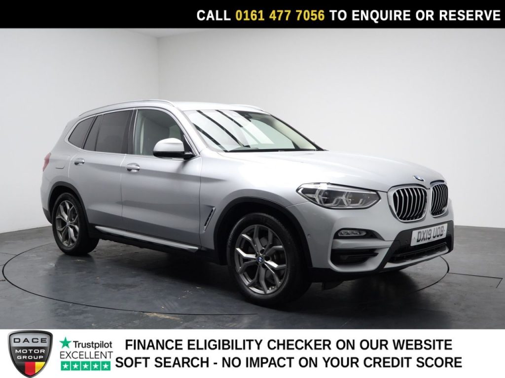 Used 2019 SILVER BMW X3 SUV 2.0 20d xLine SUV 5dr Diesel Auto xDrive Euro 6 (s/s) (190 ps) (reg. 2019-05-31) for sale in Stockport