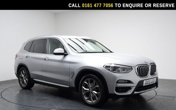 Used 2019 SILVER BMW X3 SUV 2.0 20d xLine SUV 5dr Diesel Auto xDrive Euro 6 (s/s) (190 ps) (reg. 2019-05-31) for sale in Stockport
