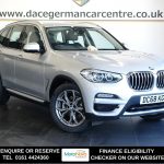 Used 2019 SILVER BMW X3 SUV 2.0 20i xLine SUV 5dr Petrol Auto xDrive Euro 6 (s/s) (184 ps) (reg. 2019-02-18) for sale in Altrincham