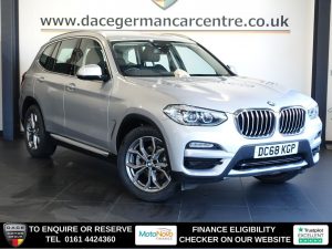 Used 2019 SILVER BMW X3 SUV 2.0 20i xLine SUV 5dr Petrol Auto xDrive Euro 6 (s/s) (184 ps) (reg. 2019-02-18) for sale in Altrincham