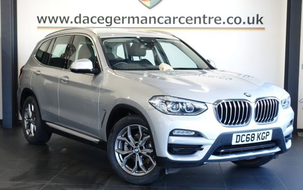 Used 2019 SILVER BMW X3 SUV 2.0 20i xLine SUV 5dr Petrol Auto xDrive Euro 6 (s/s) (184 ps) (reg. 2019-02-18) for sale in Altrincham