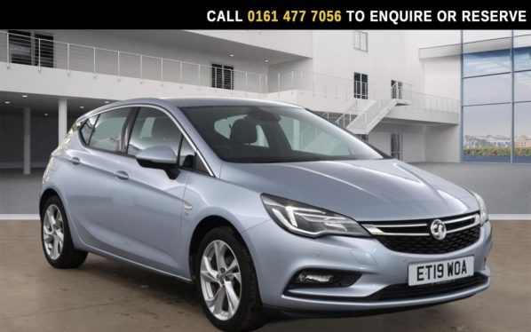 Used 2019 SILVER VAUXHALL ASTRA Hatchback 1.4i Turbo GPF SRi Hatchback 5dr Petrol Auto Euro 6 (s/s) (150 ps) (reg. 2019-06-28) for sale in Stockport