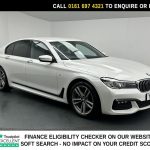 Used 2019 WHITE BMW 7 SERIES Saloon 3.0 730d M Sport Saloon 4dr Diesel Auto Euro 6 (s/s) (265 ps) (reg. 2019-02-15) for sale in Manchester