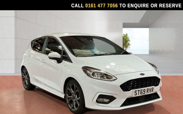 Used 2019 WHITE FORD FIESTA Hatchback 1.0T EcoBoost GPF ST-Line X Hatchback 5dr Petrol Manual Euro 6 (s/s) (100 ps) (reg. 2019-12-07) for sale in Stockport