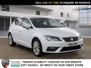 Used 2019 WHITE SEAT LEON Hatchback 1.5 TSI EVO XCELLENCE Hatchback 5dr Petrol DSG Euro 6 (s/s) (150 ps) (reg. 2019-07-01) for sale in Stockport