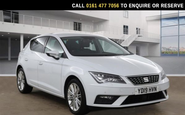 Used 2019 WHITE SEAT LEON Hatchback 1.5 TSI EVO XCELLENCE Hatchback 5dr Petrol DSG Euro 6 (s/s) (150 ps) (reg. 2019-07-01) for sale in Stockport