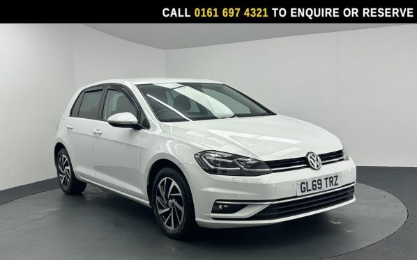 Used 2019 WHITE VOLKSWAGEN GOLF Hatchback 1.0 TSI Match Edition Hatchback 5dr Petrol Manual Euro 6 (s/s) (115 ps) (reg. 2019-11-29) for sale in Manchester