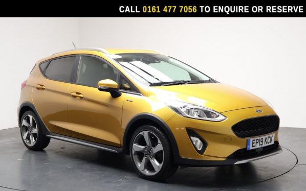 Used 2019 YELLOW FORD FIESTA Hatchback 1.0T EcoBoost GPF Active X Hatchback 5dr Petrol Manual Euro 6 (s/s) (100 ps) (reg. 2019-06-17) for sale in Stockport