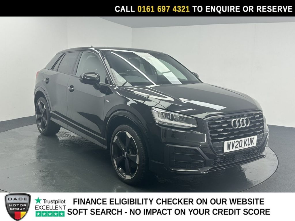 Used 2020 BLACK AUDI Q2 SUV 1.5 TFSI CoD 35 Black Edition SUV 5dr Petrol S Tronic Euro 6 (s/s) (150 ps) (reg. 2020-08-17) for sale in Manchester