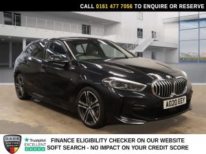 Used 2020 BLACK BMW 1 SERIES Hatchback 2.0 118d M Sport Hatchback 5dr Diesel Auto Euro 6 (s/s) (150 ps) (reg. 2020-03-04) for sale in Stockport