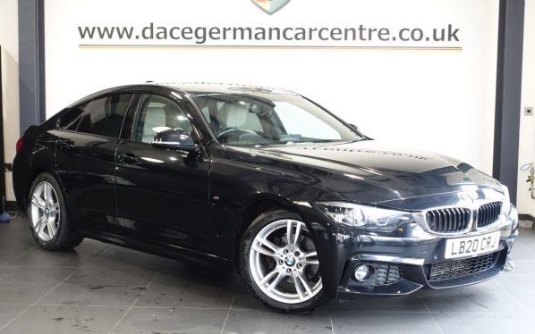 Used 2020 BLACK BMW 4 SERIES GRAN COUPE Hatchback 2.0 420d M Sport Hatchback 5dr Diesel Auto Euro 6 (s/s) (190 ps) (reg. 2020-08-28) for sale in Altrincham