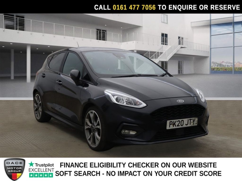 Used 2020 BLACK FORD FIESTA Hatchback 1.0T EcoBoost GPF ST-Line X Hatchback 5dr Petrol Manual Euro 6 (s/s) (140 ps) (reg. 2020-03-21) for sale in Stockport