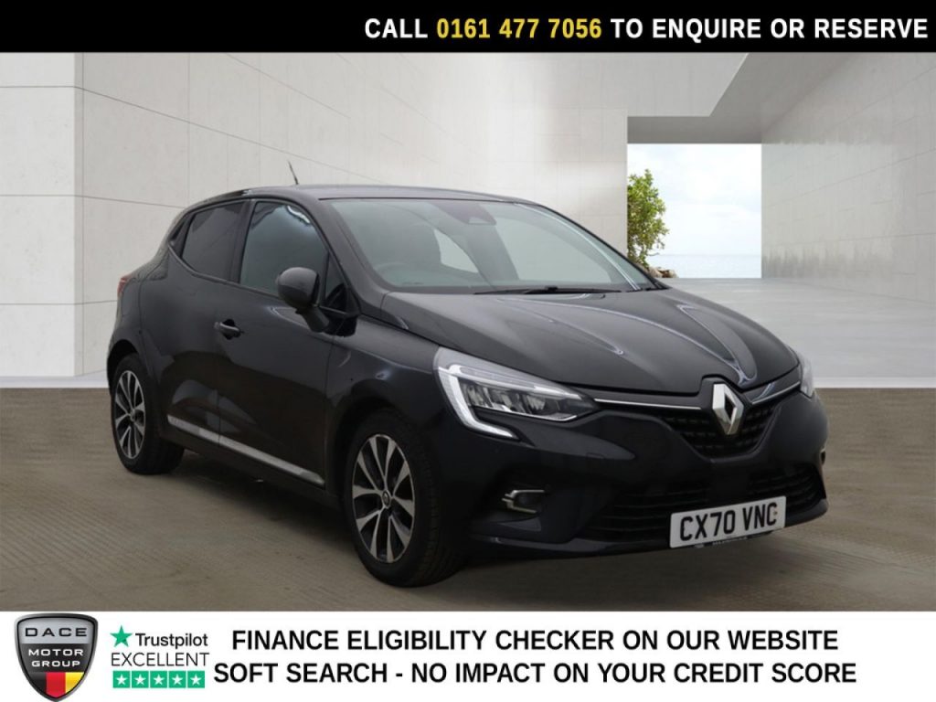 Used 2020 BLACK RENAULT CLIO Hatchback 1.0 TCe Iconic Hatchback 5dr Petrol Manual Euro 6 (s/s) (100 ps) (reg. 2020-09-01) for sale in Stockport