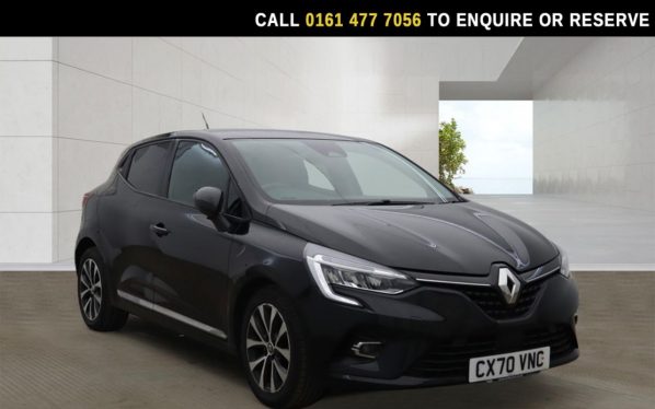 Used 2020 BLACK RENAULT CLIO Hatchback 1.0 TCe Iconic Hatchback 5dr Petrol Manual Euro 6 (s/s) (100 ps) (reg. 2020-09-01) for sale in Stockport