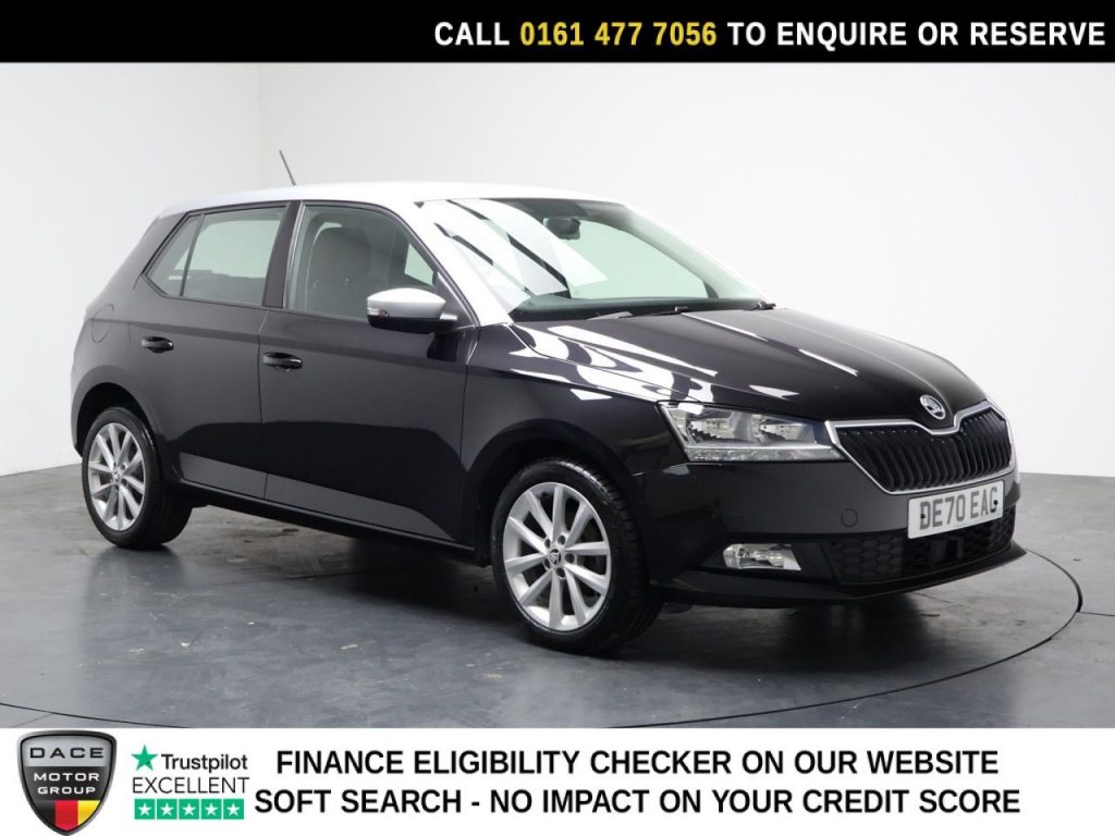 Used 2020 BLACK SKODA FABIA Hatchback 1.0 TSI Colour Edition Hatchback 5dr Petrol Manual Euro 6 (s/s) (95 ps) (reg. 2020-10-12) for sale in Stockport