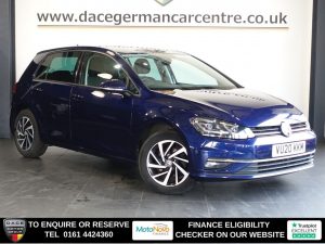 Used 2020 BLUE VOLKSWAGEN GOLF Hatchback 1.5 TSI EVO Match Edition Hatchback 5dr Petrol DSG Euro 6 (s/s) (150 ps) (reg. 2020-03-02) for sale in Altrincham