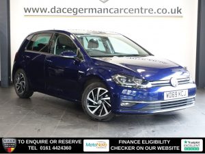Used 2020 BLUE VOLKSWAGEN GOLF Hatchback 1.5 TSI EVO Match Edition Hatchback 5dr Petrol Manual Euro 6 (s/s) (130 ps) (reg. 2020-01-22) for sale in Altrincham