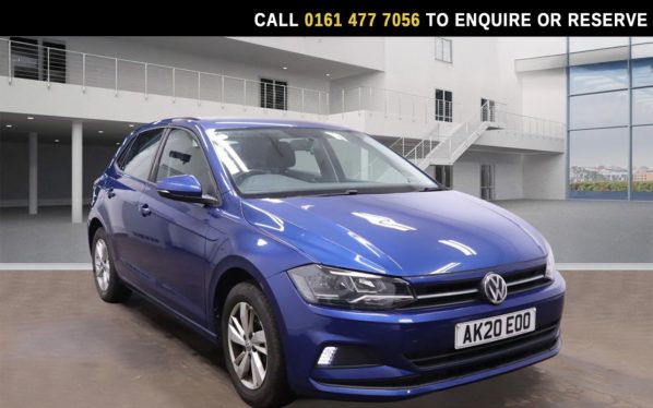 Used 2020 BLUE VOLKSWAGEN POLO Hatchback 1.0 EVO SE Hatchback 5dr Petrol Manual Euro 6 (s/s) (80 ps) (reg. 2020-06-29) for sale in Stockport