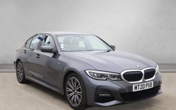 Used 2020 GREY BMW 3 SERIES Saloon 2.0 320d M Sport Saloon 4dr Diesel Manual Euro 6 (s/s) (190 ps) (reg. 2020-07-16) for sale in Altrincham