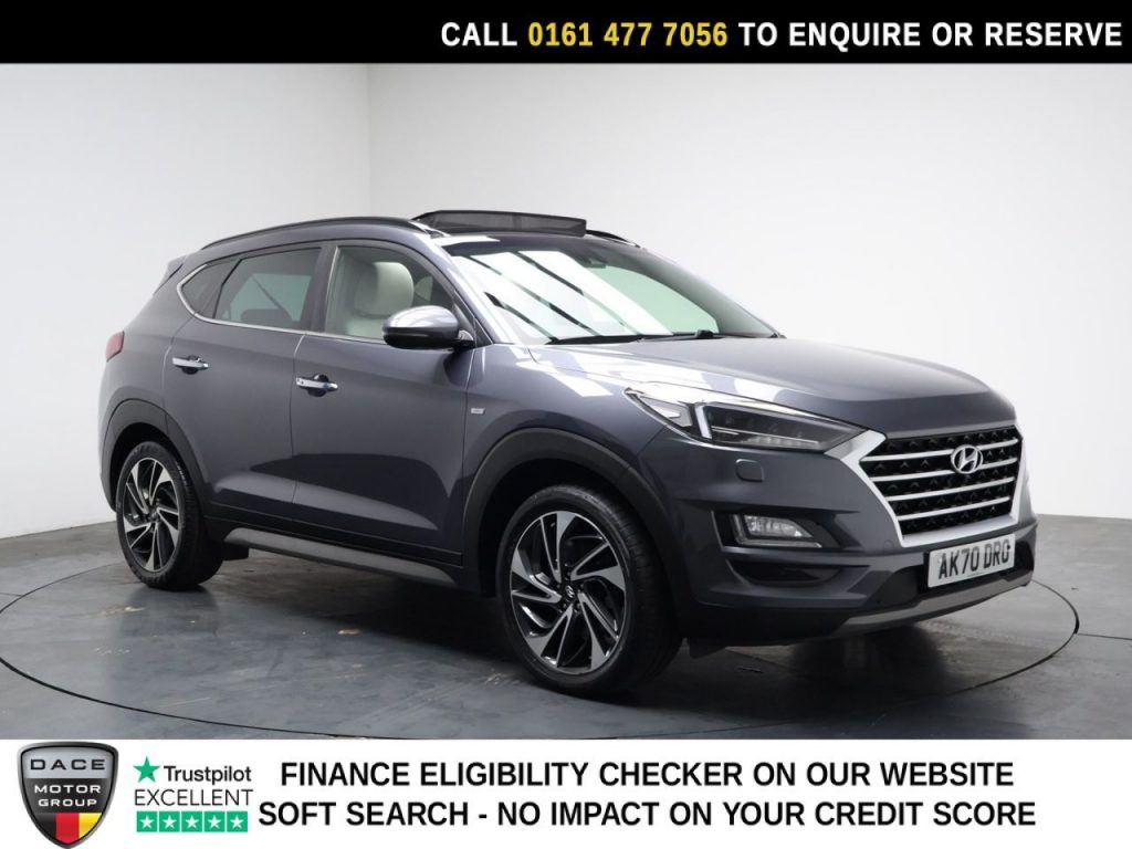 Used 2020 GREY HYUNDAI TUCSON SUV 1.6 CRDi MHEV Premium SE SUV 5dr Diesel Hybrid DCT Euro 6 (s/s) (136 ps) (reg. 2020-10-16) for sale in Stockport