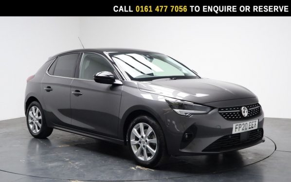 Used 2020 GREY VAUXHALL CORSA Hatchback 1.2 Turbo Elite Nav Hatchback 5dr Petrol Manual Euro 6 (s/s) (100 ps) (reg. 2020-07-15) for sale in Stockport