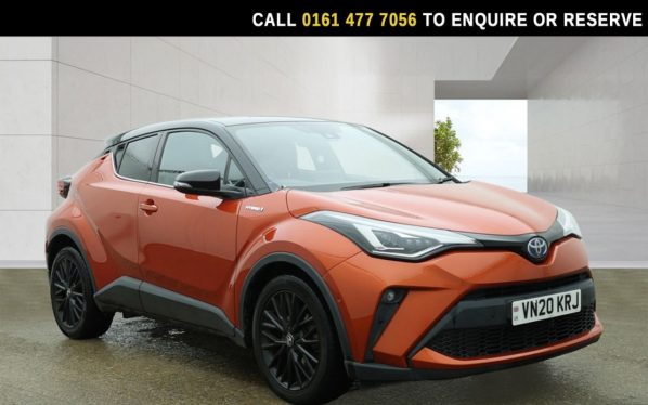 Used 2020 ORANGE TOYOTA C-HR SUV 2.0 VVT-h Orange Edition SUV 5dr Petrol Hybrid CVT Euro 6 (s/s) (184 ps) (reg. 2020-07-17) for sale in Stockport