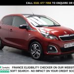 Used 2020 RED PEUGEOT 108 Hatchback 1.0 Allure Hatchback 5dr Petrol Manual Euro 6 (s/s) (72 ps) (reg. 2020-08-27) for sale in Stockport