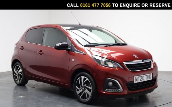 Used 2020 RED PEUGEOT 108 Hatchback 1.0 Allure Hatchback 5dr Petrol Manual Euro 6 (s/s) (72 ps) (reg. 2020-08-27) for sale in Stockport
