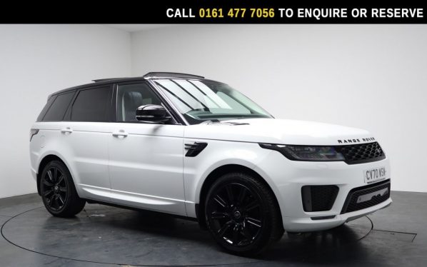 Used 2020 WHITE LAND ROVER RANGE ROVER SPORT SUV 3.0 SD V6 HSE Dynamic SUV 5dr Diesel Auto 4WD Euro 6 (s/s) (306 ps) (reg. 2020-09-24) for sale in Stockport