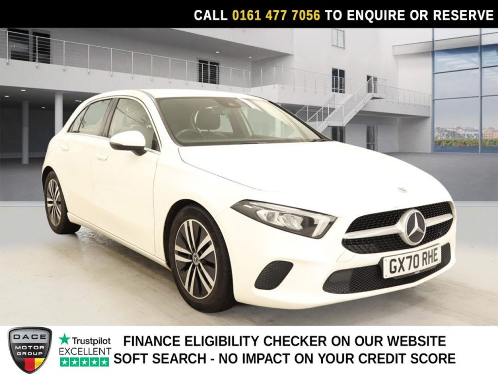 Used 2020 WHITE MERCEDES-BENZ A-CLASS Hatchback 1.3 A180 Sport Hatchback 5dr Petrol Manual Euro 6 (s/s) (136 ps) (reg. 2020-10-09) for sale in Stockport