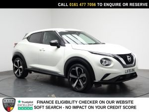 Used 2020 WHITE NISSAN JUKE SUV 1.0 DIG-T Tekna SUV 5dr Petrol DCT Auto Euro 6 (s/s) (114 ps) (reg. 2020-10-08) for sale in Stockport