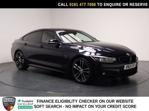 Used 2021 BLACK BMW 4 SERIES GRAN COUPE Hatchback 2.0 420i GPF M Sport Hatchback 5dr Petrol Auto Euro 6 (s/s) (184 ps) (reg. 2021-05-12) for sale in Stockport