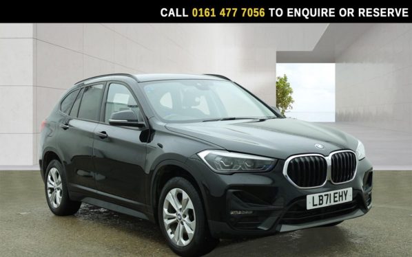 Used 2021 BLACK BMW X1 SUV 1.5 18i SE SUV 5dr Petrol DCT sDrive Euro 6 (s/s) (136 ps) (reg. 2021-12-16) for sale in Stockport