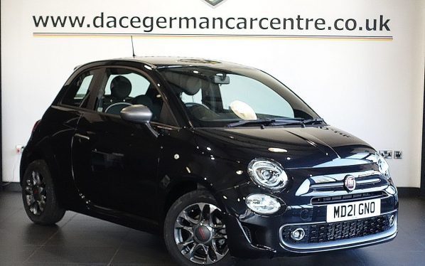 Used 2021 BLACK FIAT 500 Hatchback 1.0 MHEV Sport Hatchback 3dr Petrol Manual Euro 6 (s/s) (70 bhp) (reg. 2021-05-31) for sale in Altrincham