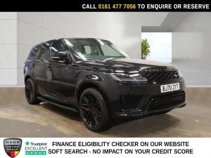 Used 2021 BLACK LAND ROVER RANGE ROVER SPORT SUV 3.0 D300 MHEV HSE Silver SUV 5dr Diesel Auto 4WD Euro 6 (s/s) (300 ps) (reg. 2021-02-01) for sale in Stockport