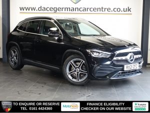 Used 2021 BLACK MERCEDES-BENZ GLA SUV 2.0 GLA220d AMG Line SUV 5dr Diesel 8G-DCT 4MATIC Euro 6 (s/s) (190 ps) (reg. 2021-04-08) for sale in Altrincham