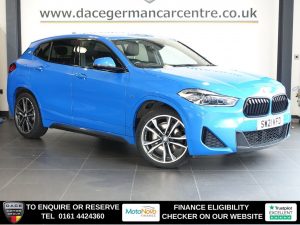 Used 2021 BLUE BMW X2 SUV 2.0 20i M Sport SUV 5dr Petrol Auto xDrive Euro 6 (s/s) (192 ps) (reg. 2021-06-02) for sale in Altrincham