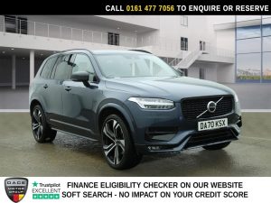 Used 2021 BLUE VOLVO XC90 SUV 2.0 B5 MHEV R-Design Pro SUV 5dr Diesel Hybrid Auto 4WD Euro 6 (s/s) (235 ps) (reg. 2021-02-15) for sale in Stockport