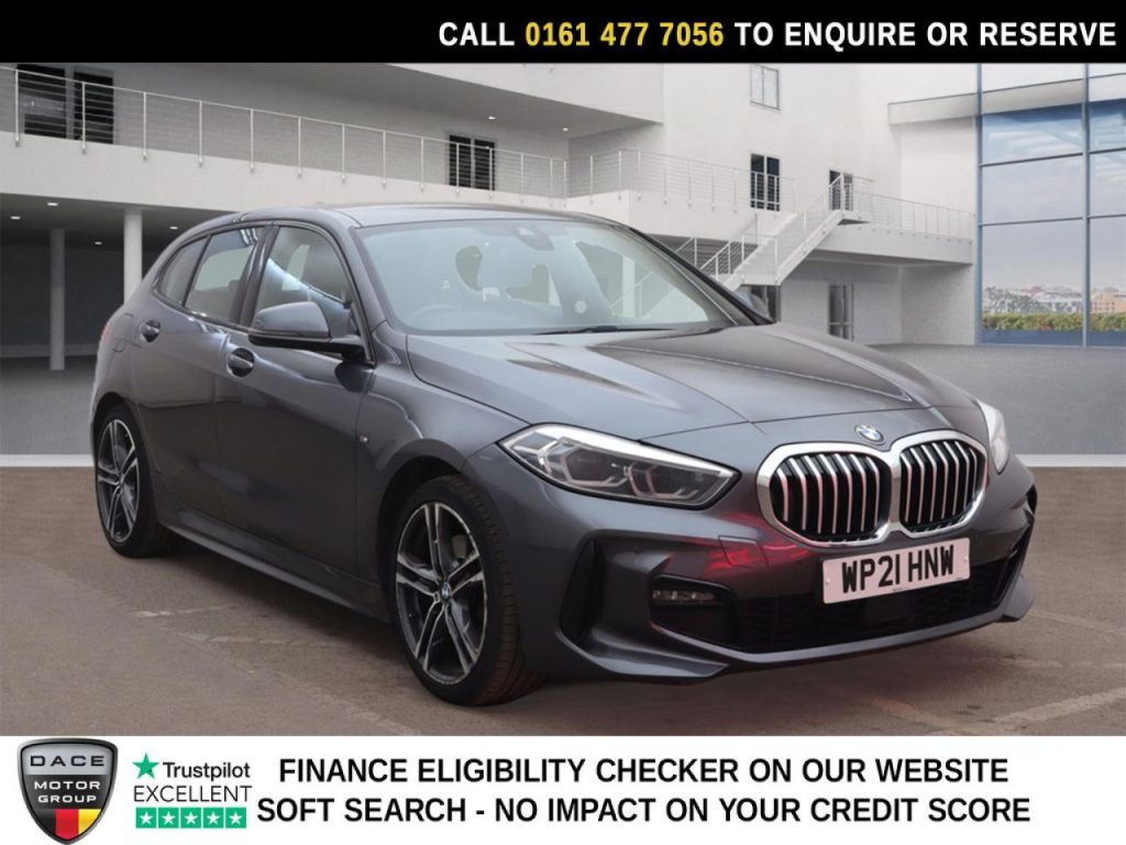 Used 2021 GREY BMW 1 SERIES Hatchback 1.5 118i M Sport Hatchback 5dr Petrol DCT Euro 6 (s/s) (136 ps) (reg. 2021-03-03) for sale in Stockport
