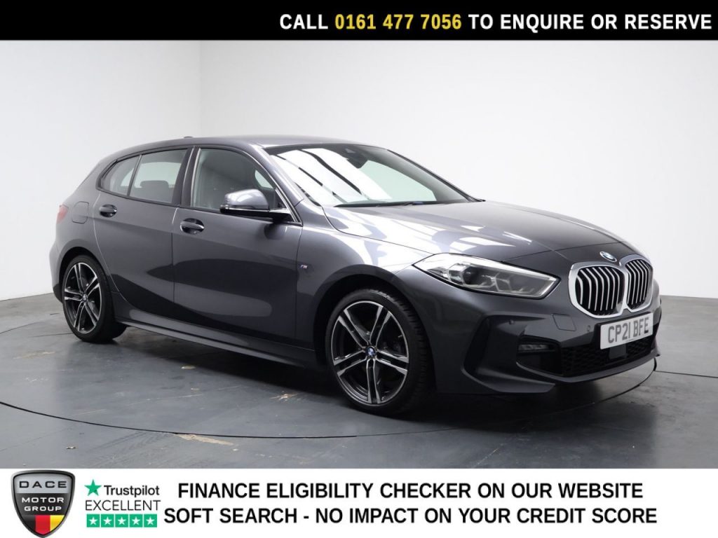 Used 2021 GREY BMW 1 SERIES Hatchback 1.5 118i M Sport Hatchback 5dr Petrol DCT Euro 6 (s/s) (136 ps) (reg. 2021-03-10) for sale in Stockport